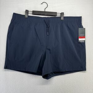 VRST Shorts Men's 2XL Blue Everyday Flex Lined Pockets Elastic Gym Workout NEW